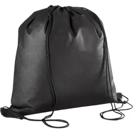 Altitude Whitefield Non-Woven Drawstring Bag Black